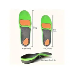 Arch Support Insoles Sports Shock Absorption Elastic Wear Resistant Orthopedic Flatfoot Insoles Feet Foot Pad