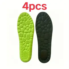 2Double/4Piece Pack Comfortable, soft, and breathable sports insoles Height-increasing pad Daily shoe use Unisex Comfort Pad