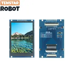 TENSTAR ROBO 2.4 / 2.8 / 3.5 Inch 240x320 320x480 SPI TFT Serial Port Module 5V/3.3V PCB Adapter ST7789V/ST7796S LCD Display