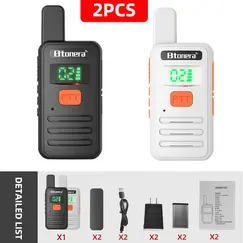 Btonera T1 Mini Walkie Talkie pmr 446 Profesional Walkie Talkies Largo Alcance mini Radio Wolkie Tokie Walkies de Largo Alcance