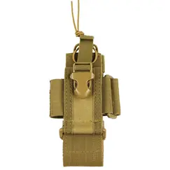 New Tactical Adjustable Walkie Talkie Holder Radio Pouch Hunting Interphone Hanging Bag Outdoor Nylon Molle Radio Pouch