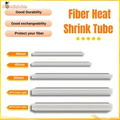Heat Shrinkable Tube 40mm 45mm 60mm 1pin 2pin Smoove Fiber Optic Splice Protector Tubo Cable Heat Shrink Tube Protector Sleeves