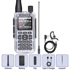 BAOFENG MINI 5 Walkie Talkie 2200mAh Battery APP Bluetooth Programming Long Range Dual PTT Newly Upgraded UV-5R MINI Ham Radio