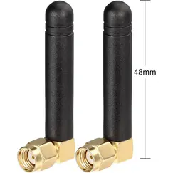Mini Dual Band WiFi Antenna 2.4GHz 5GHz 5.8GHz MIMO RP SMA Male for FPV Bluetooth USB Adapter Computer PCIe Card Router Camera