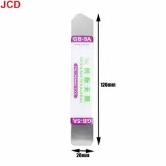 5pcs Piece Mobile IPad Phone Curved LCD Screen Spudger Opening Pry Card Tools Ultra Thin Flexible Mobile Phone Disassemble Steel
