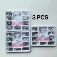 36PCS Saddle Matrix Matrices  0.05MM Sectional Forming Clips Kit No.1330