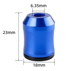 1/5Pcs Magnetic Screw Rings Magnetized Ring Screwdriver Bits  Aluminum Alloy 6.35mm Shank Screw Bit Magnetic Magnetizer