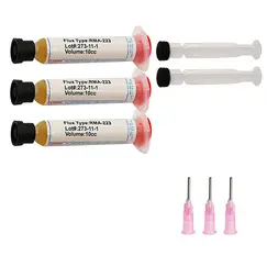 RMA-223 Welding Flux Syringe Barrel Flux PCB IC Mobile Phone Repair SMD Rework 10CC Syringe Barrel Soldering Welding Oil