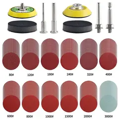120/240Pcs 2Inch 50mm Sanding Discs Pads 60-3000 Grit Abrasive Polishing Pad Kit For Drill Grinder Rotary Tools Sandpapers