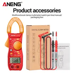 ANENG ST170 Digital Clamp Meter 500A AC Current Multimeter 1999 Counts AC/DC Voltage Tester Hz Capacitance NCV Ohm Diode Test