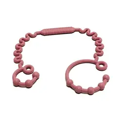 Versatile Teething Toy Bottle Holder Silicone Strap Practical & Reliable Teether Toy Tethers for Pushchair High Chair