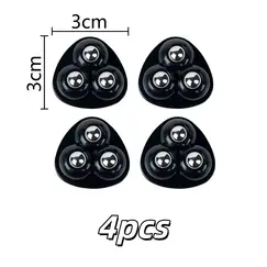 Heavy-Duty Mini Rolling Wheels with 360° Swivel Base Bearings for Furniture Cabinets Storage Box Workshop