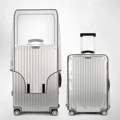 Transparent Travel Luggage Cover Waterproof Luggage Protector Covers Dustproof Protector Covers for 16-30 Inch Suitcase Case