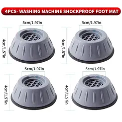8PCS/4PCS/1PC - washing machine shock pad, washing machine silicone foot pad, suitable for daily washing machine shock and noise