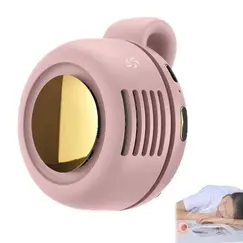 Portable Silent Fan Mini USB Rechargeable Bladeless Electric Clip-on Fan Adjustable 3-Speed Waist Fan For Outdoor Sports Office