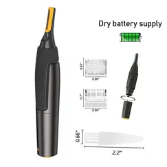 Ultra Thin Precision Trimmer Electric Nose Hair Trimmer Mini Portable Ear Trimmer For Men Nose Hair Shaver Waterproof Safe Clean
