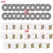 Mop Cloths Dust Bag Replacement For Xiaomi 5 Pro/OV21CN/X10 Plus/X20 Plus/M30S/M30 Pro Mop Rags Bags Robot Vacuum Cleaner Parts