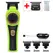 Kemei KM-999 Hair Trimmer for Men DLC T-Blade Zero Gapped LED Display Cordless USB Professional Hair Clipper Finishing Machine