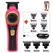 Kemei KM-999 Hair Trimmer for Men DLC T-Blade Zero Gapped LED Display Cordless USB Professional Hair Clipper Finishing Machine
