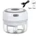 100ml/250ml Electric Mini Garlic Press Chopper - Rechargeable USB Masher with Powerful Lithium Battery, Easy Meat Grinder