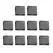 10PCS Air Fryer Rubber Feet Replacement Silicone Pieces Anti-scratch Protective Cover for Air Fryer Grill Pan Plate Tray