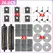 Fit For (Mova P50 PRO ULTRA/P50 Ultra, Dreame X40 Ultra/L40 Ultra/L30s Pro Ultra Heat) Tricut Roller Brush Filter Mop Cloth Bag
