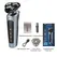 New 9D Electric Shaver for Men USB Car-mounted High-power Full-body Wash Beard Knife Four-in-one Rechargeable Razor