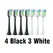 Sonic Electric Toothbrush Heads For Xiaomi SOOCAS X3 X5 X3U X1 V1 V2 SOOCARE Head Bristle Replacement Nozzles with Anti-dust Cap