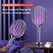 Space Silver Telescopic Bug Zapper 2-in-1 Foldable Fly Swatter UV Light Mosquito Killer Lamp Family Safe Home Bedroom 2800V