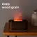 Aromatherapy Diffuser with Flame Effect, Essential Oil Diffuser and Cool Mist Humidifier, Silent Humidifier for Home and Bedroom