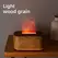 Aromatherapy Diffuser with Flame Effect, Essential Oil Diffuser and Cool Mist Humidifier, Silent Humidifier for Home and Bedroom