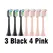 Sonic Electric Toothbrush Heads For Xiaomi SOOCAS X3 X5 X3U X1 V1 V2 SOOCARE Head Bristle Replacement Nozzles with Anti-dust Cap