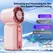 Super Mini Rechargeable Handheld Fan Powerful Wind Ultra-Quiet Fan Digital Display Portable Small Summer Fan Best Selling