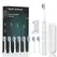 New 2026 Sonic Electric Toothbrush Adult Timer Brush 5 Mode USB Charger Rechargeable Tooth Brushes Replacement Heads Set