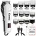 Kemei Hair Cutting Machine Electric Hair Clipper Cordless Trimmer for Men Shaving Machine Rechargeable Hair Cut Barber KM-809A
