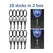 AK-03B Mini Restraint Tool, Short Version, Made of High Carbon Steel, With Key Ring, Compatible With Most Standard Restraints