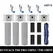 For ECOVACS T80 PRO OMNI / T80 OMNI Vacuums Cleaner Main Roller Mop Cloth Side Brus Bag HEPA Filter Replacement Accessories