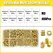 Brass Threaded Insert Nut Kit M2 M2.5 M3 M4 M5 M6 M8 Hot Melt Heat Knurled Embed Injection Copper Insertnut for 3D Print Plastic