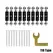 10 Pcs Wall Switch Socket Cassette Repairer Adjustable Cassette Screws Support Rod with Wrench Electrical Accessories