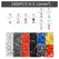 300-2000 pcs Durable Wire Connect Insulated Connector Crimp Terminator Cold Pressed Insulated Termina