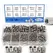 360-piece stainless steel headless hex socket screw set - M3/M4/M5/M6/M8 hex socket screws, num screws, machine screws