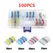 50-1000Pcs Solder Seal Wire Connectors Heat Shrink Solder Butt Insulated Connectors Solder Connector Kit Automotive Marine