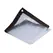 2x4m/2m Clear Waterproof Tarp Transparent Poly Tarpaulin Anti Tear Cover with Rustproof Grommets for Patio Garden Chicken Coop