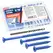 3/16" or 1/4" Concrete Screw Anchor Blue Flat Head Screws for Masonry Brick Block Cement Stucco (Boxed with Drill Bit)