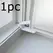 1/2/3pcs Window Stopper-Durable Plastic Door Stopper with Easy-Install Design, Prevents Sliding Down,Secure Hold for Home&Office