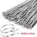 100PCS 304 Stainless Steel Zip Ties Width 4.6mm Heavy Duty Multi-Purpose Self-Locking Cable Ties for Machinery Vehicles Exhaust