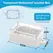 IP67 Plastic Transparent Waterproof Enclosure Box for Outdoor Electronic Projects Electrical Instrument Junction Housing Protect