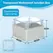 IP67 Plastic Transparent Waterproof Enclosure Box for Outdoor Electronic Projects Electrical Instrument Junction Housing Protect