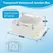 IP67 Plastic Transparent Waterproof Enclosure Box for Outdoor Electronic Projects Electrical Instrument Junction Housing Protect
