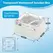 IP67 Plastic Transparent Waterproof Enclosure Box for Outdoor Electronic Projects Electrical Instrument Junction Housing Protect